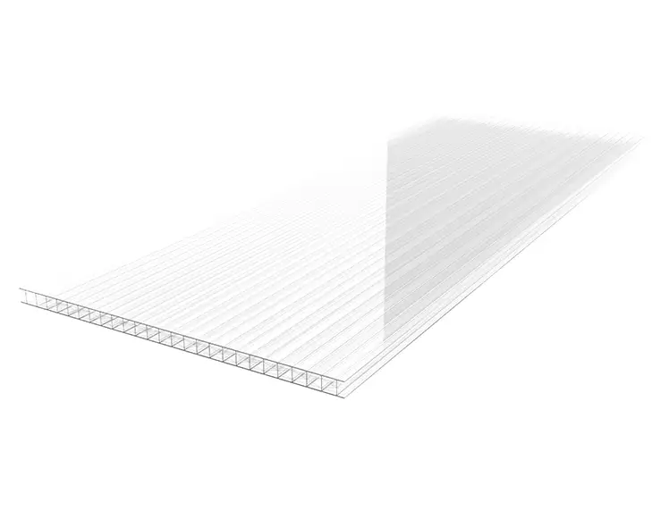 Polycarbonat in klar für Terrassenüberdachung, Carport oder Wintergarten