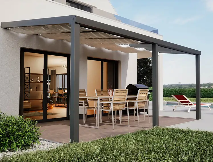 Terrassenüberdachung für Einfamilienhaus oder Reihenhaus aus Baden Württemberg Spaichingen