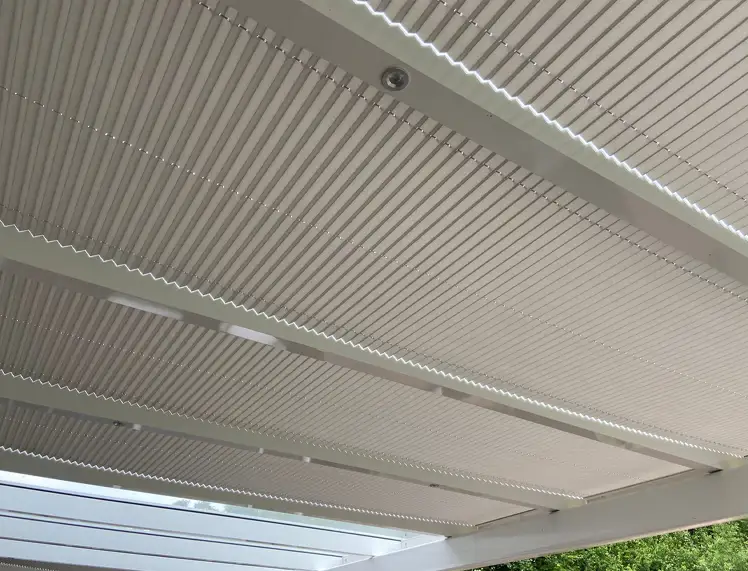 Plissee für Terrassenüberdachung in Baden Württemberg Spaichingen Tuttlingen Rottweil Villingen-Schwenningen